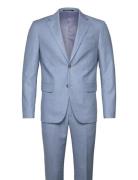 Structure Stretch Suit Dress Blue Lindbergh