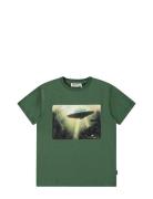 Riley Tops T-shirts Short-sleeved Green Molo