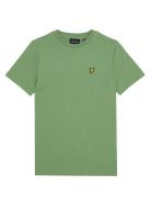 Plain T-Shirt Tops T-shirts Short-sleeved Green Lyle & Scott