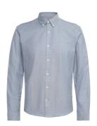 Oxford Superflex Shirt L/S Tops Shirts Casual Blue Lindbergh