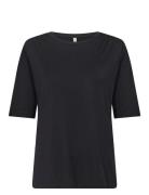 Sc-Marica Tops T-shirts & Tops Short-sleeved Black Soyaconcept