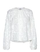 Azalea Blouse Tops Blouses Long-sleeved White Twist & Tango