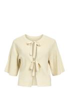 Objulla Parvi 2/4 Knit Cardigan Noos Tops Knitwear Cardigans Cream Obj...