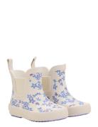 Wellies Short - Aop Gummistøvler Beige CeLaVi