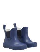 Basic Wellies Short - Solid Gummistøvler Blue CeLaVi