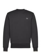 Crew Neck Sweatshirt Tops Sweat-shirts & Hoodies Sweat-shirts Black Fr...