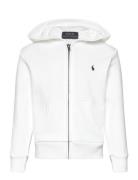 French Terry Full-Zip Hoodie Tops Sweat-shirts & Hoodies Hoodies White...