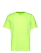 Ua Seamless Stride Ss Sport T-shirts Short-sleeved Yellow Under Armour