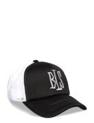 Handwritten Trucker Cap Accessories Headwear Caps Black BLS Hafnia