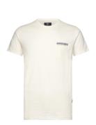 Inhjalve Tops T-shirts Short-sleeved Cream INDICODE