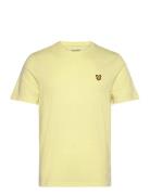 Martin Ss T-Shirt Sport T-shirts Short-sleeved Yellow Lyle & Scott Spo...