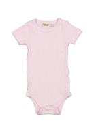 Plain Body Ss Bodies Short-sleeved Pink MarMar Copenhagen