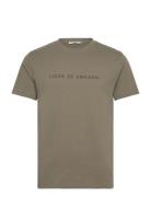 Dillan P Designers T-shirts Short-sleeved Khaki Green Tiger Of Sweden