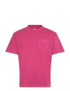 Premium Wash Pocket Ss Sport T-shirts Short-sleeved Pink VANS