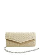 Nathalie Straw Clutch Natur Bags Clutches White Pipol's Bazaar