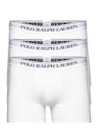 Stretch Cotton Trunk 3-Pack Boksershorts White Polo Ralph Lauren