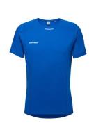 Aenergy Fl T-Shirt Men Sport T-shirts Short-sleeved Blue Mammut