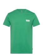 Graphic Crewneck Tee Icon Logo Tops T-shirts Short-sleeved Green Levi'...