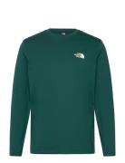 M L/S Simple Dome Tee Sport T-shirts Long-sleeved Green The North Face