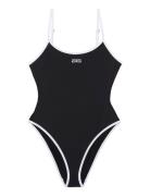 Gzsima Swimsuit Badedrakt Badetøy Black Gestuz