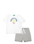 Set T-Shirt+Shorts Sets Sets With Short-sleeved T-shirt White United C...