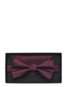Polyester Bow Tie With Dotspolyester Bow Tie With Dots Sløyfe Burgundy...