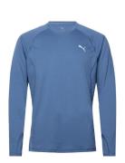M Run Velocity Long Sleeve Sport T-shirts Long-sleeved Blue PUMA
