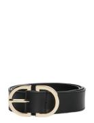 Th Feminine Oval 2.5 Belte Black Tommy Hilfiger