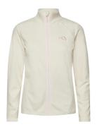 Kari F/Z Fleece Sport Sweat-shirts & Hoodies Fleeces & Midlayers Cream...