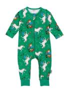 Självsäker Pyjamas Pyjamas Sie Jumpsuit Green Pippi Langstrømpe