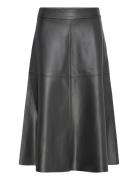 Veganibbimma Skirt Knelangt Skjørt Navy Bruuns Bazaar