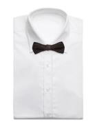 Structured Bow Tie Sløyfe Brown Lindbergh Black