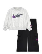 T8-French Terry Pant Set Sport Tracksuits Black Nike