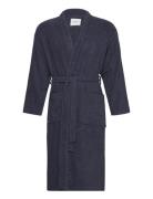 Jacsolid Bathrobe Morgenkåpe Badekåpe Navy Jack & J S