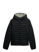 Hooded Fuji Lite Padded Jacket Fôret Jakke Black Superdry Sport