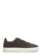Slhdavid Chunky Suede Sneaker Noos Lave Sneakers Grey Selected