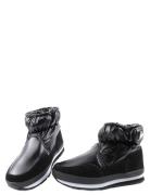 Rd Sporty Snowjogger Nylon Kids Vinterstøvletter Pull On Black Rubber ...