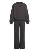 T8-French Terry Pant Set Sport Tracksuits Black Converse