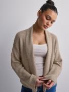 JdY - Cardigans - Simply Taupe - Jdyhudson Life L/S Open Cardigan Kn -...