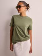 Selected Femme - T-Shirts - Olivine - Slfmyessential Ss O-Neck Tee Noo...