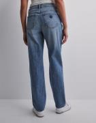 Abrand Jeans - Blå - 95 Mid Straight Felia