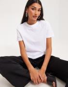 Selected Femme - Hvit - Slfmyessential Ss O-Neck Tee Noos