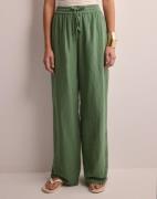 Pieces - Grønn - Pcmastina Hw Wide Pants