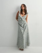 Only - Blomstrete - Onlshyla Frill Long Dress Wvn