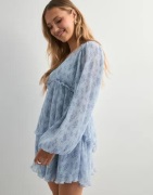 Nelly - Blomstrete - Fine Pleated Dress