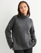Vero Moda - Grå - Vmingrid Ls Roll Neck Pullover Boo