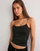Vero Moda - Svart - Vmmillion Short Singlet Top Jrs Noo