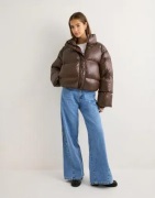 Neo Noir - Brun - Rhea Shiny Puffer Jacket