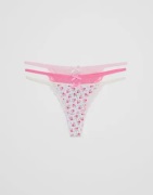 Nelly - Multi/Mønstrete - Adore Me Thong 3-Pack