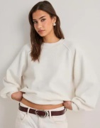 Nelly - Hvit - Seam Focus Knit Sweater